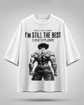 " When motivation fades, discipline takes over" crew tee
