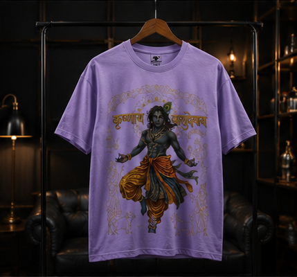 Ethereal Vasudev Blue Tee