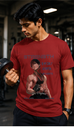 Anime Gym Culture Graphic Tee